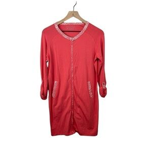 Coolibar Full Zip Beach Cover Up Jacket UPF 50+